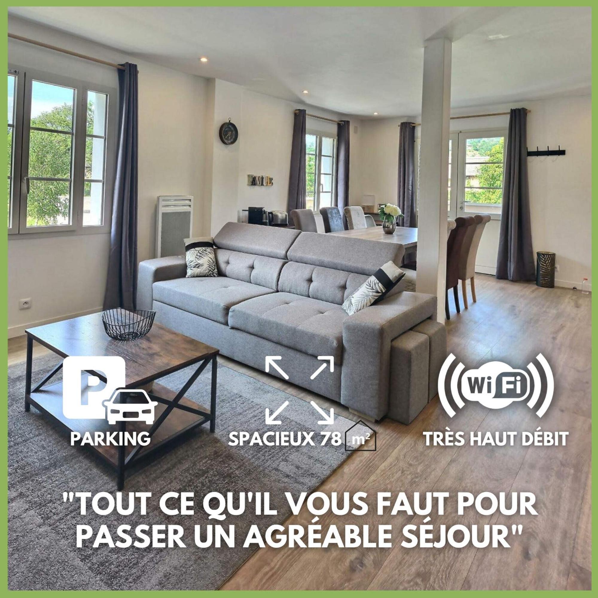 Appartement Superbe -t3 Spacieux 78 M2 -neuf -parking