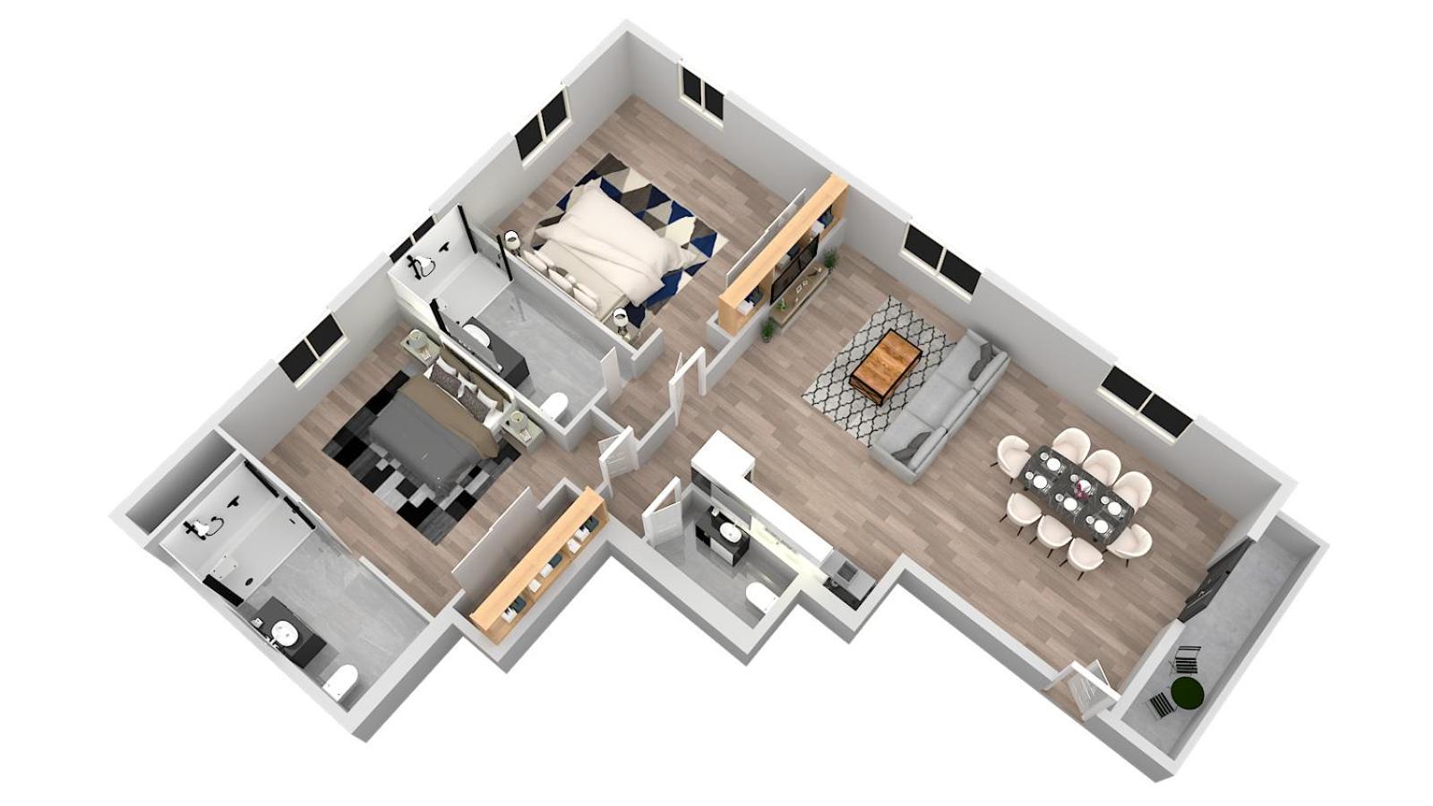 Superbe -t3 Spacieux 78 M2 -neuf -parking Appartement Gerde